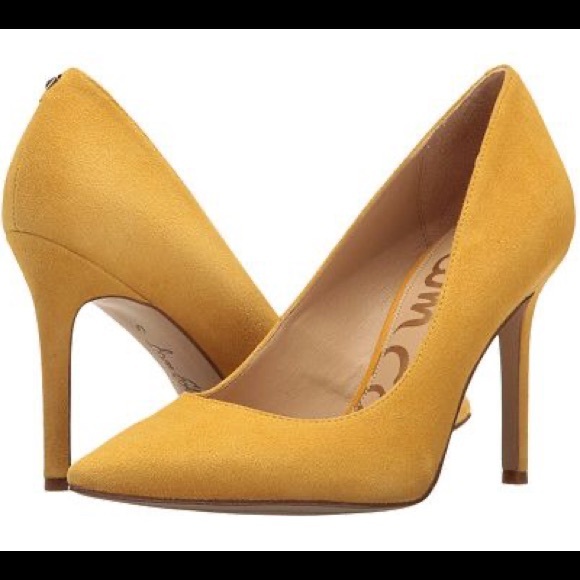 sam edelman yellow pumps